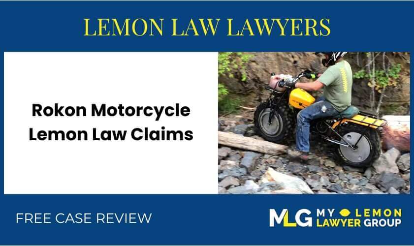 Rokon Motorcycle Lemon Law Claims lawyer recall attorney